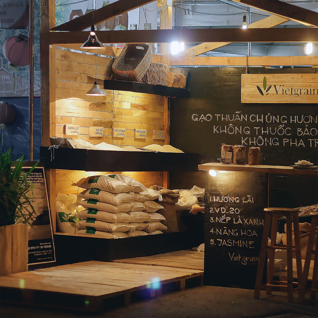 Vietgrains fair booth